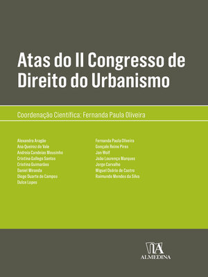 cover image of Atas do II Congresso de Direito do Urbanismo
